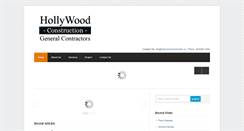 Desktop Screenshot of hollywoodconstruction.us