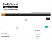 Tablet Screenshot of hollywoodconstruction.us